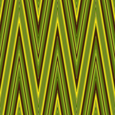 Green-brown-yellow seamless diagonal pattern. Vector image. Eps 8