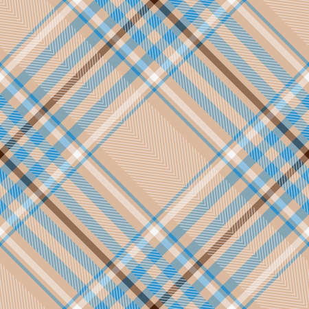 Seamless abstract pastel checkered pattern with diagonal white stripesのイラスト素材