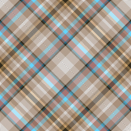 Abstract diagonal striped seamless pattern with rhombus, vector eps 10のイラスト素材