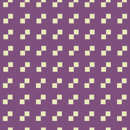 Seamless graphic pattern. Abstract shapes made of squares. Simple vector background for paper, textiles and modern wallpaper.のイラスト素材