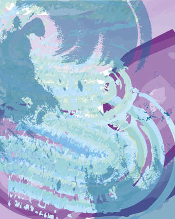 Abstract illustration for poster, banner or postcard. watercolor brush strokes. vector background.のイラスト素材