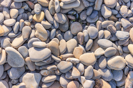 Abstract nature pebbles background. Blue pebble texture. stone background. Blue vintage color. sea...