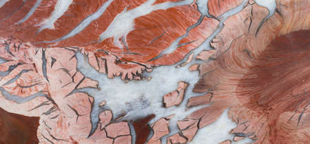 marble red and white background. the structure of the stone. Copy spaceの写真素材