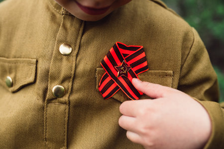 St. George ribbon symbol of Victory Day