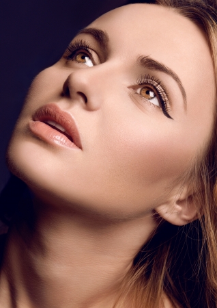 portrait of a young beautiful blonde womenの写真素材