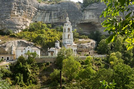 Bakhchisarai.Holy Assumption Monastery in the cave
