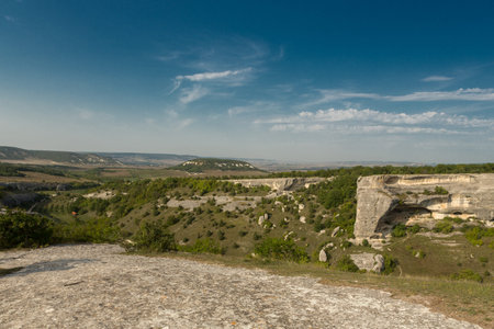 Eski-Kermen is a medieval fortress city in the South-Western part of the Crimean Peninsula