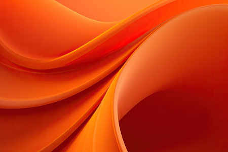abstract orange wavy pattern background wallpapers. Generative AIの素材
