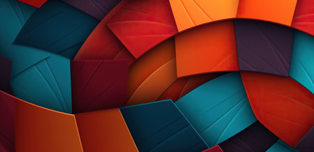colored abstract background wallpaper for desktop and mobile. Generative AIの素材