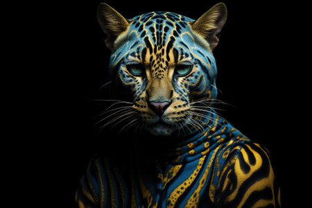 Humanized animals concept.の素材