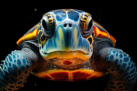 The underwater sea world, deepsea animals and the marine ecosystem.の素材