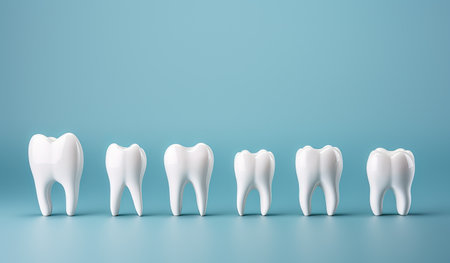 Concept of advertising dentist and healthy teeth.の素材