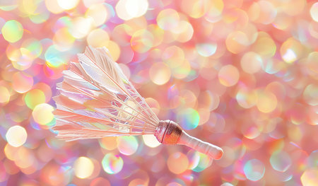 A close-up view of a flower in clear focus, with the background intentionally blurred to create a soft, out-of-focus effect. The intricate details of the flowers petals and stamen are prominently displayed against a dreamy and indistinct backdrop.の素材