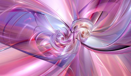 A digital creation showing a beautiful purple flower, intricately detailed and vividly colored, set against a plain background. The flower appears realistic yet artistically stylized, with delicate petals and a vibrant hue.の素材
