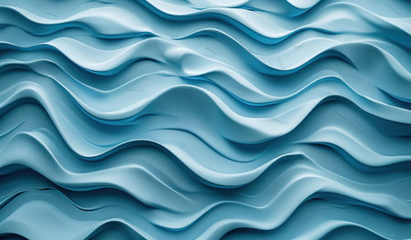 A detailed blue wave pattern is prominently displayed. The intricate design consists of flowing lines and curves creating a mesmerizing visual effect.の素材