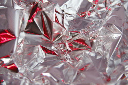 crumpled foilの写真素材