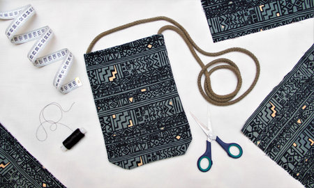 a handbag made with your own hands from old things