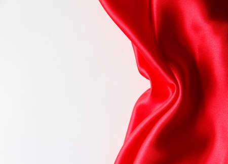 beautiful fabric on the desktopの写真素材