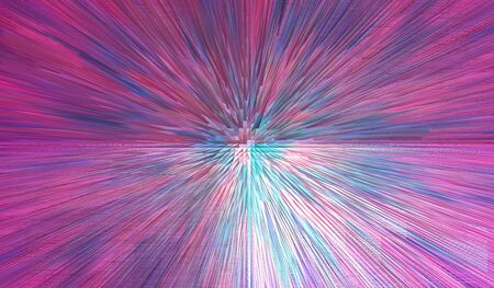 very bright and colored abstraction like explosionの写真素材