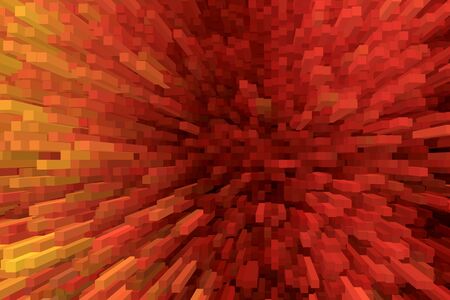 Red abstract texture with sharp thornsの写真素材