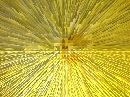 Creative yellow abstractionの写真素材