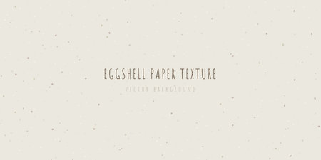 Eggshell paper texture. Seamless Grain ecru background. Light vintage grunge surface texture. Vector...