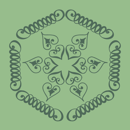 traditional Persian-Arabic-Turkish-Islamic Patternのイラスト素材