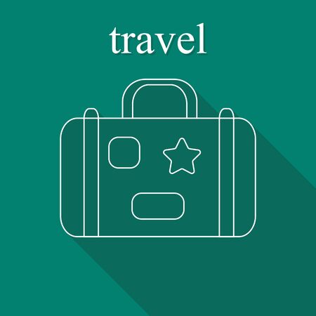 Vector icons suitcaseのイラスト素材