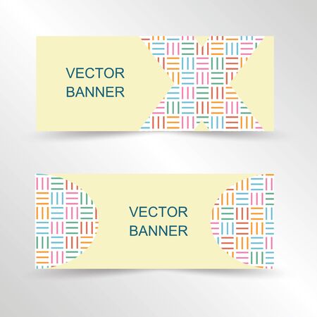 abstract visit card, front and back side, vectorのイラスト素材