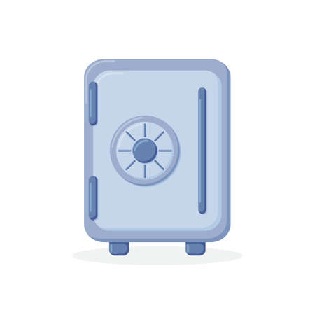 safe box icon cartoon isolated vector illustration graphic design. Vector illustrationのイラスト素材