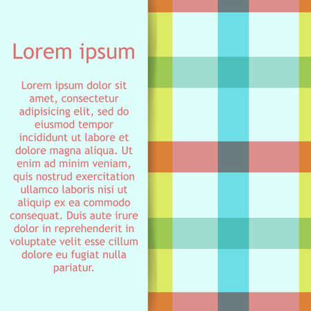 Vector seamless pattern with square hand drawn texture. checkered tablecloth. napkin pattern.のイラスト素材