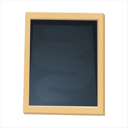 Special menu announcement board. Vector clean restaurant outdoor blackboard background.のイラスト素材