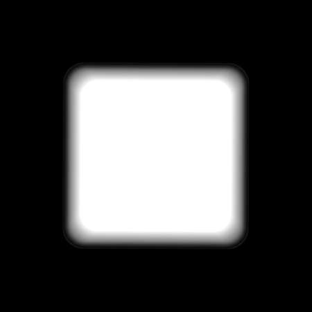 Old cinematic frame on a transparent background.のイラスト素材