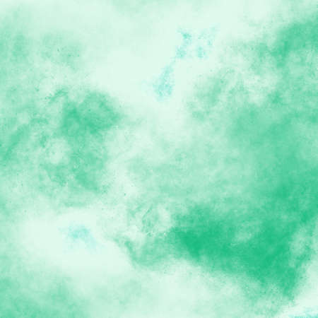 Colored watercolor background blue green mintの写真素材