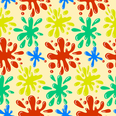 Palm leaf seamless pattern, carved tropical leaf paw, vector illustrationのイラスト素材