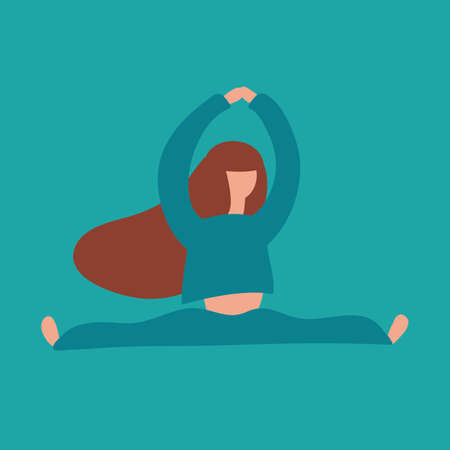 Seamless pattern cute hand drawn abstract circle, abstract chaotic vector illustrationのイラスト素材