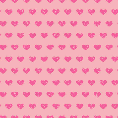 Heart pink seamless pattern for decoration decoration congratulations Valentine's Day, design for...