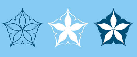 flower symbol icon original creative vectorのイラスト素材