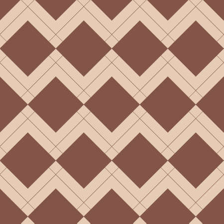 Beige brown angular seamless pattern square rhombus geometric background for designのイラスト素材