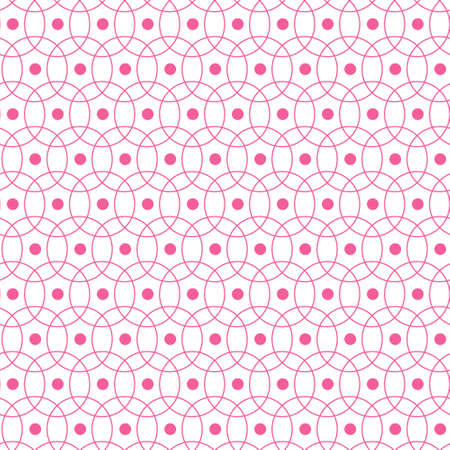 Polka dot seamless pattern for textile design backgroundのイラスト素材