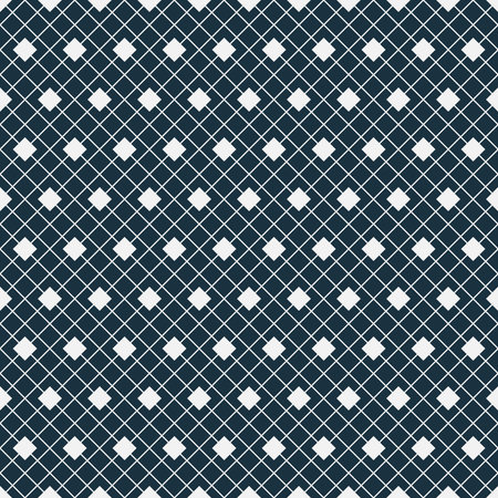 Seamless pattern geometric rhombus square on dark black design