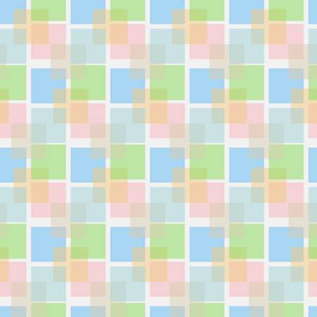 Colorful square, fun card pink blue green geometric background for textile design and wrapping paper