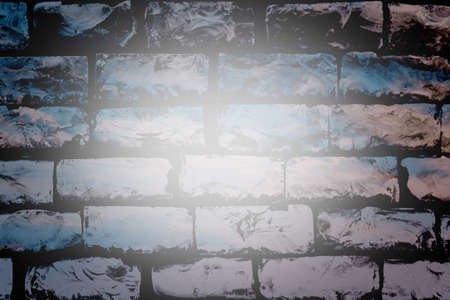 Abstract colorful background with brick wall texture for designの写真素材