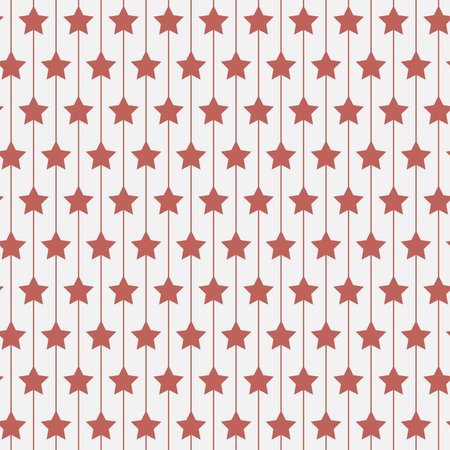 Pink pastel seamless pattern with star, colorful starry sky backgroundのイラスト素材