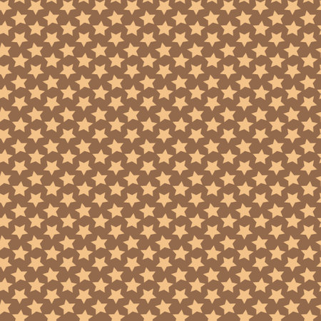 Star background for textile and wrapping paper, yellow seamless pattern with starのイラスト素材