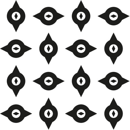 Abstract black and white background, vector illustration for textile and scrapbook designのイラスト素材