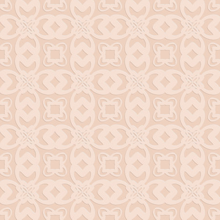 Arabic style seamless pattern, arabesque monochrome pattern vector for designのイラスト素材