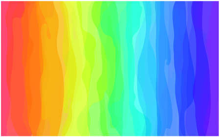 water color effect vector LGBTQ rainbow backgroundのイラスト素材