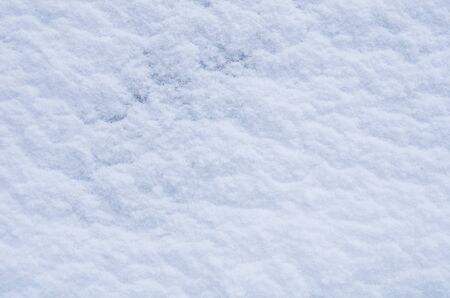 Snow texture top view, background with copy spaceの写真素材
