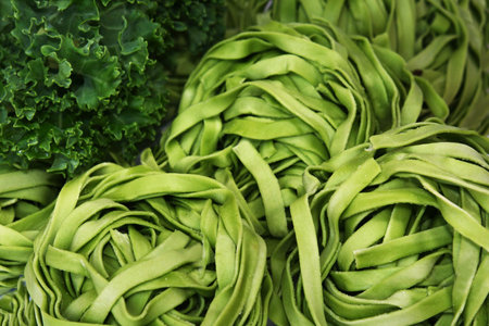 pastas and  vegetables の写真素材